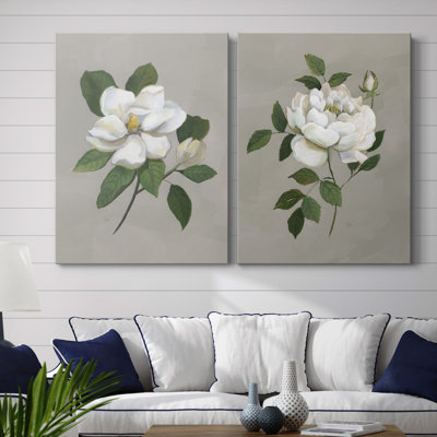 " Botanical Magnolia " 2 - Pieces