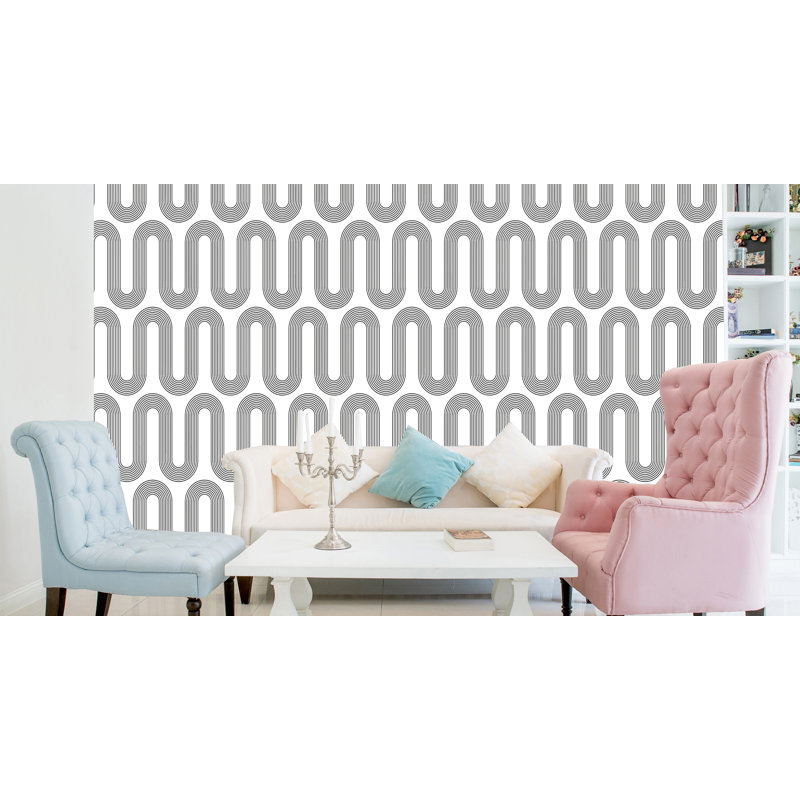 Rouleau de papier peint autocollant L 10 pi x l 24 po Ansharah