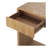 Modern 3-Drawer Console Table With Vertical Slats, Round Edge Design, Perfect For Entryway, Hallway Or Behind Sofa