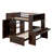 Eleonora Kids Full Over Twin Loft Bed with Drawers-1860560226
