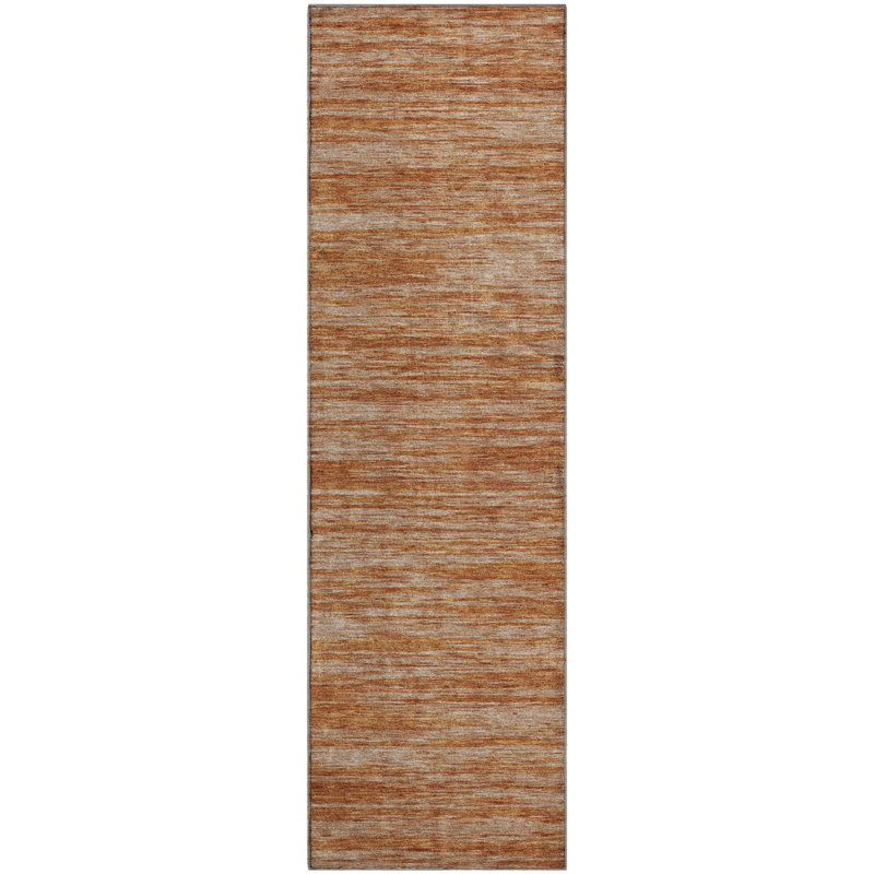 Premium Machine Washable Prisco Copper Rug, Runner 2'3" x 7'6"