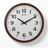 Brown Round Analog Wall Clocks