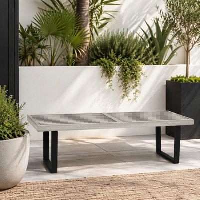 Acacia Wood Patio Bench