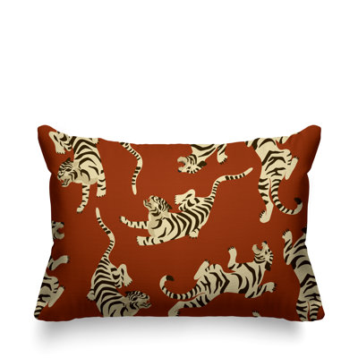 Outdoor Reversible Throw Pillow