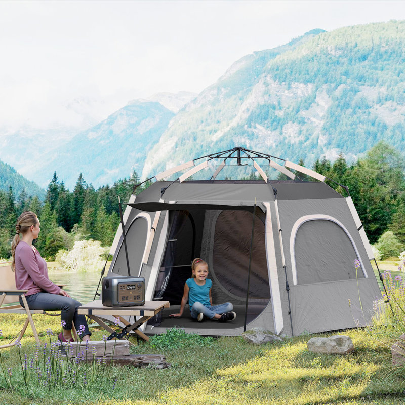3 Person Tent, Dark Grey