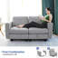 Natricia Loveseat Sofa Couch with Storage-1029505806