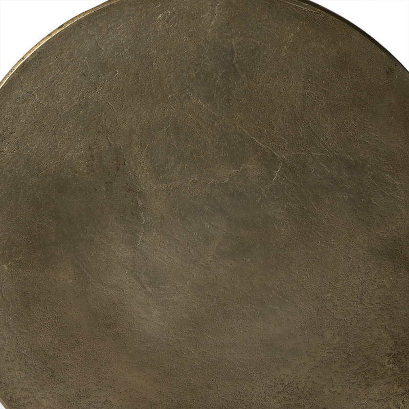 Kelden End Table, Aged Bronze