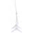 Classic White Oval Cheval Mirror