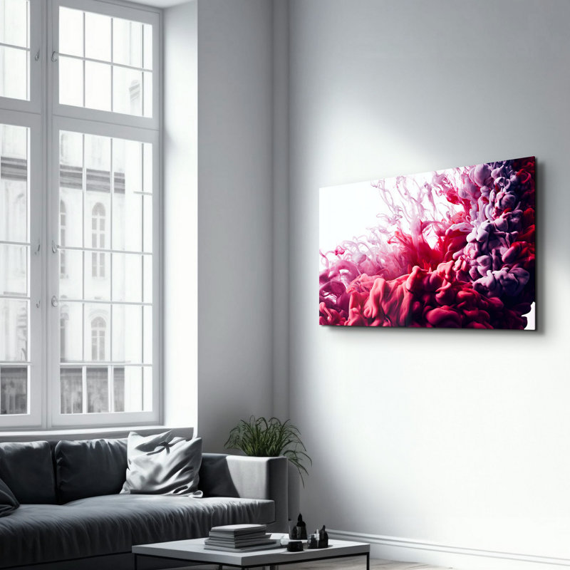 Peinture décorative en verre trempé