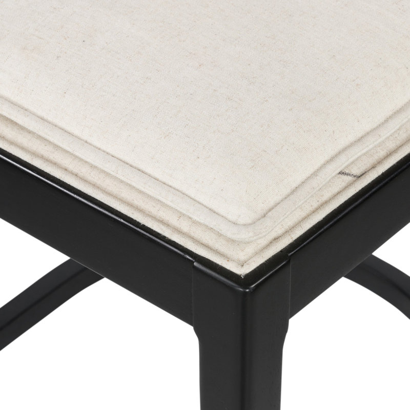 Britt Counter & Bar Stool, Black, Counter Stool (26" Seat Height), Cream