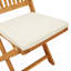 2 - Person Wood Patio Dining Set with Rectangular Table , Cushions Included
