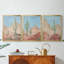 Sunny Saguaro I - Toile tendue avec châssis sur mesure - 3 pièces-1207440423-1207440604