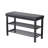 Small Shoe Bench, 3-Tier Shoe Rack, Shoe Storage Bench With PU Seat Cushion, Entryway Shoe Rack Bench With Metal Mesh Shelves, Freestanding Shoe Organizer For Hallway, Shoe Storage