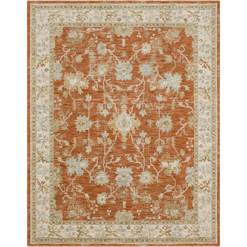 Tapis oriental gris / brun tissé Iznik, Rectangle 9 pi x 12 pi 2 po