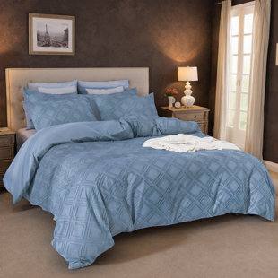Ensemble de housse de couette 3 pièces Bohemian. Comprend une housse de couette très grand et deux taies d'oreiller. Doux, doux pour la peau, résistant à l'abrasion et infroissable pour un sommeil confortable. Convient à toutes les saisons. Un cadeau (Ensemble de 3)