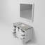 Miroir de salle de bain simple l 48 po x P 22 po Marsyas-1583333664-1583333667
