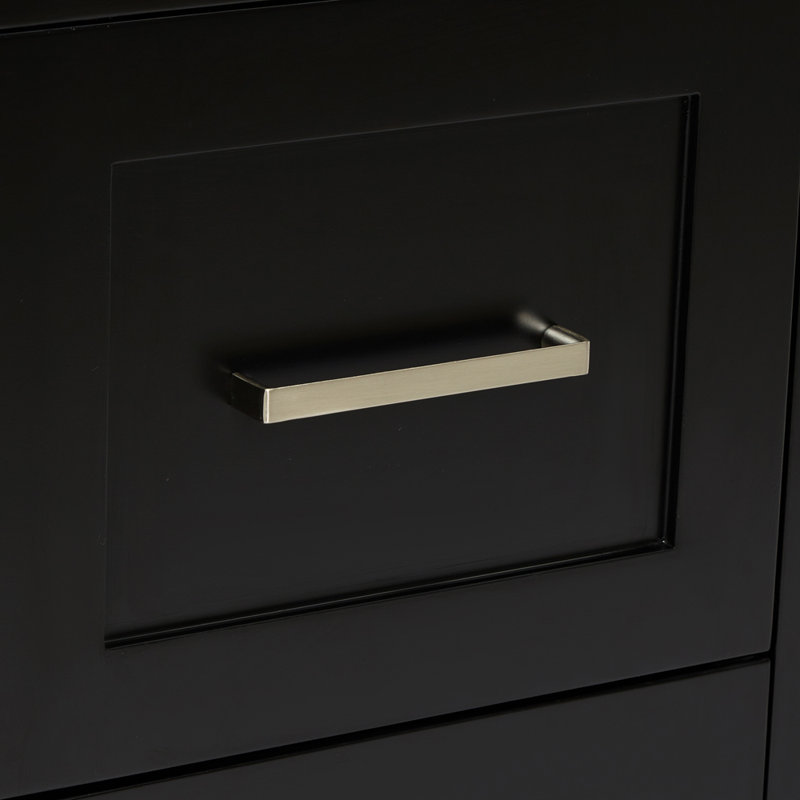 Hamlet 55" Single Bathroom Vanity Set, Black