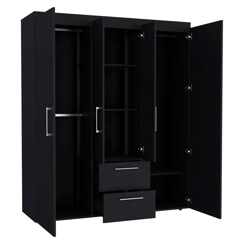 Armoire, chambre à coucher pour vêtements, blanc