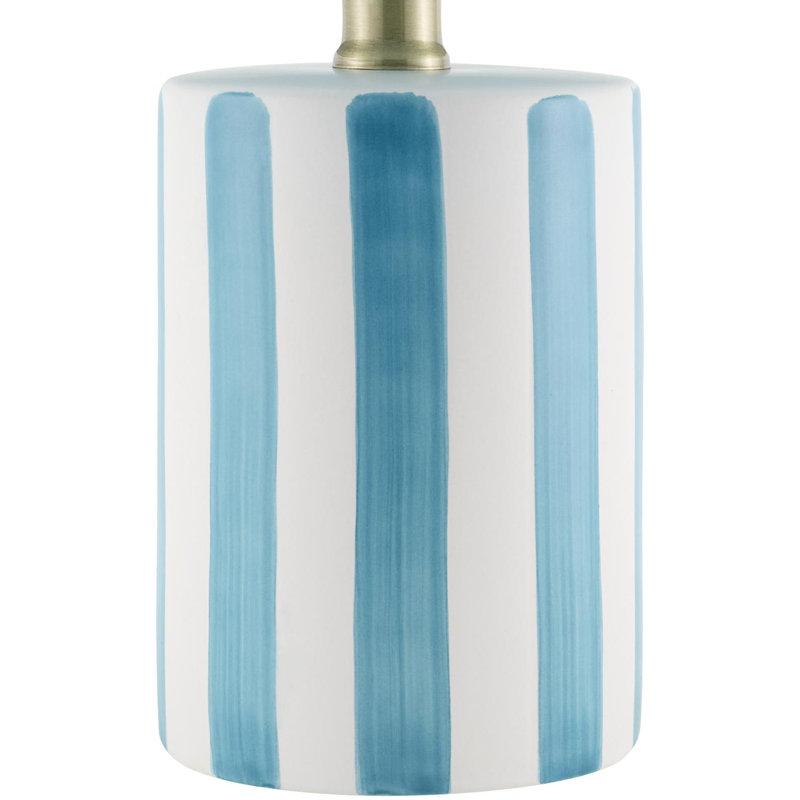 Heurich Table Lamp, Blue/White