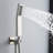SUMERAIN Tub and Shower System, Shower Faucet with Waterfall Tub Spout,  Anti-scalding Pressure Balance Valve, Brushed Nickel-122089596