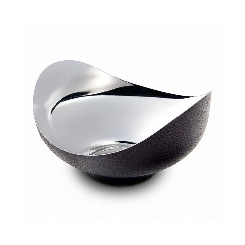 Northstar Metal Decorative Bowl, 5.5" H x 12" W x 12" D