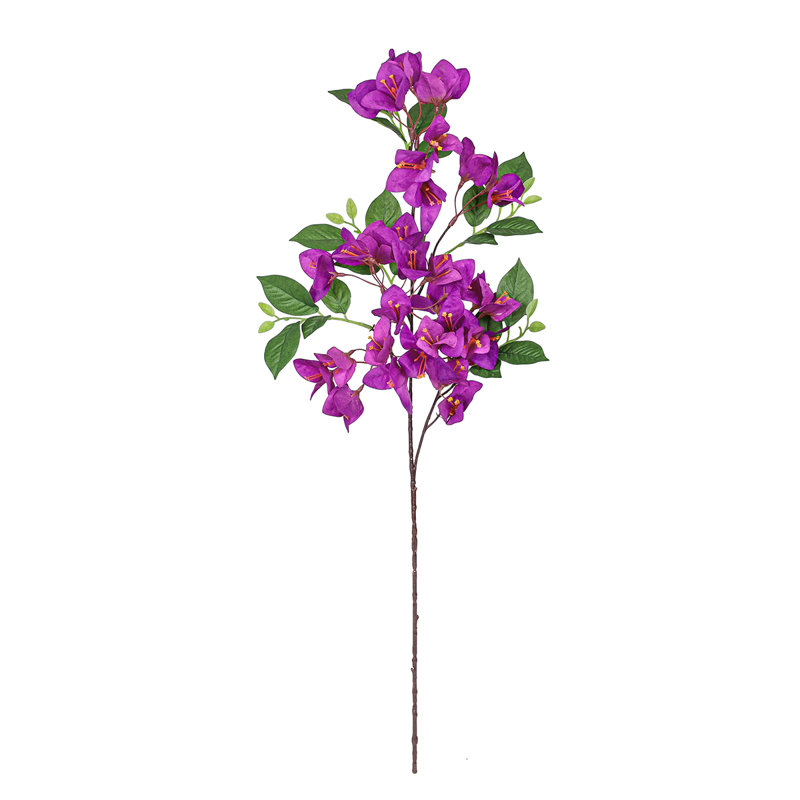 Artificial Bougainvillea Flower Stem Spray, Mauve