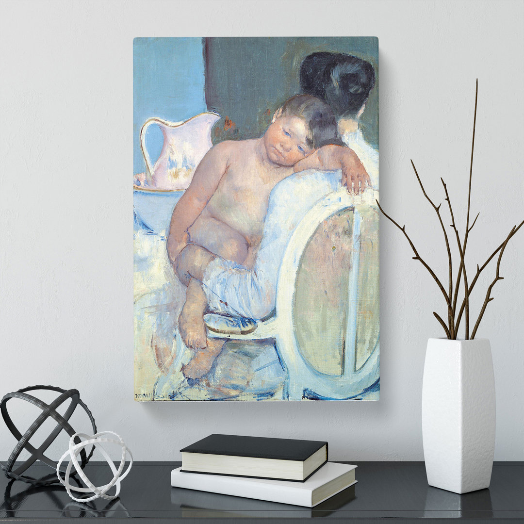 Mother And Child Vol.7 by Mary Cassatt - Wrapped Canvas
