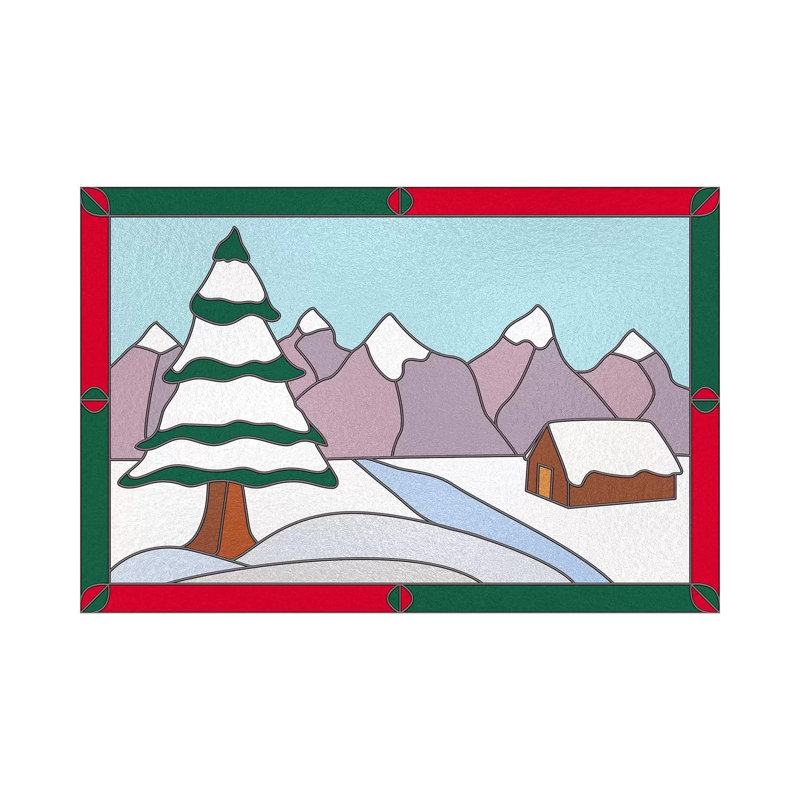 Snowy Terrain by 5by5collective - Wrapped Canvas Print, 152.5 cm H x 101.5 cm W