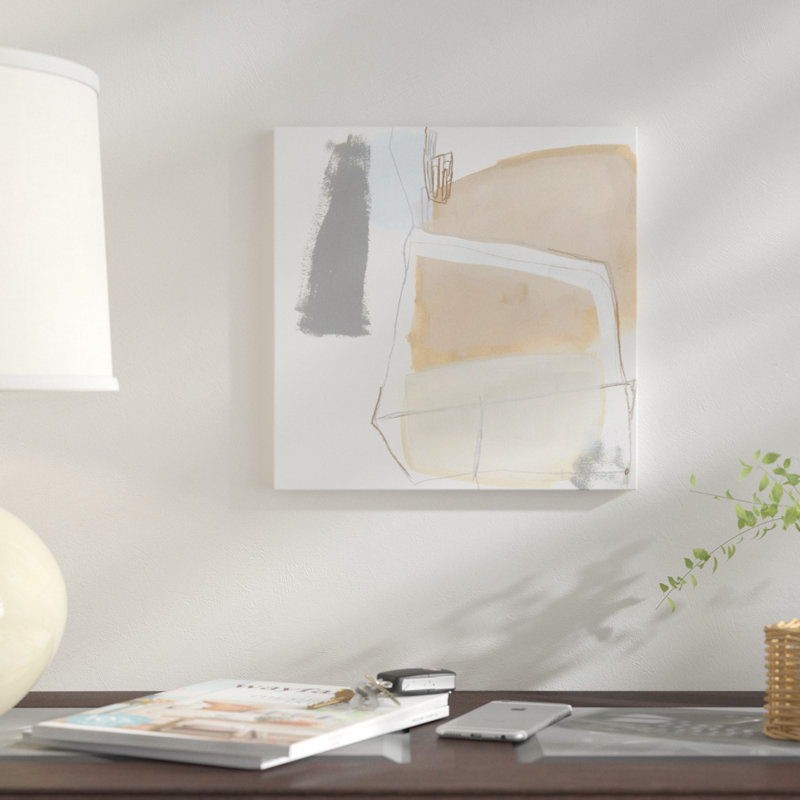 «Overture V», reproduction sur toile, H 26 po x l 26 po x P 1,5 po, Pas de tapis, Toile tendue