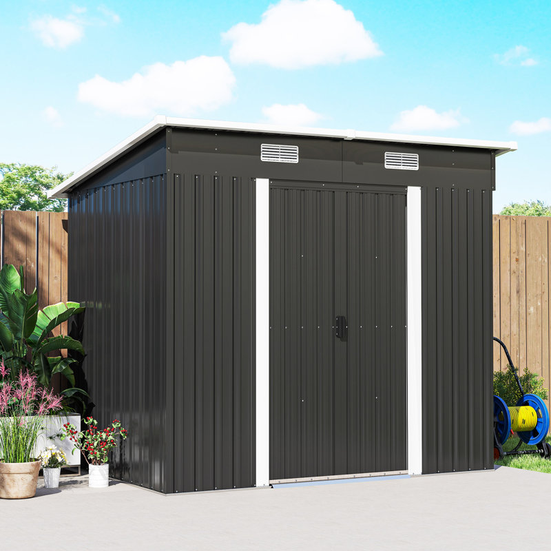 Garden Storage Shed, Black