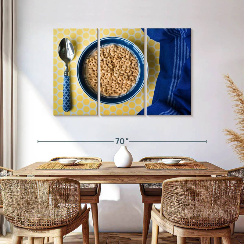 Milky Cereal For Breakfast, 36" H x 57" W