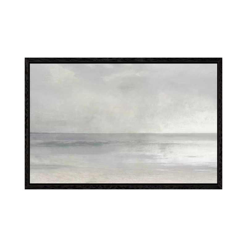Pastel Seascape II by Christy McKee - Print on Canvas, Black Floater Framed, 152.5 cm H x 101.5 cm W