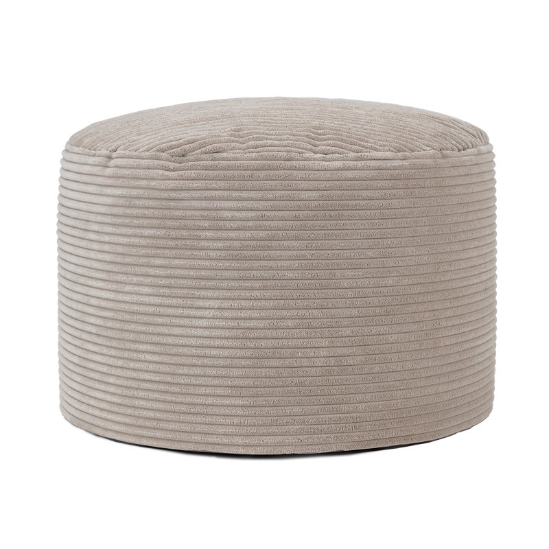 Soul 55Cm Round Pouffe, Beige
