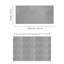 14cm W x 28.5cm L Aluminum Peel and Stick Subway Tile