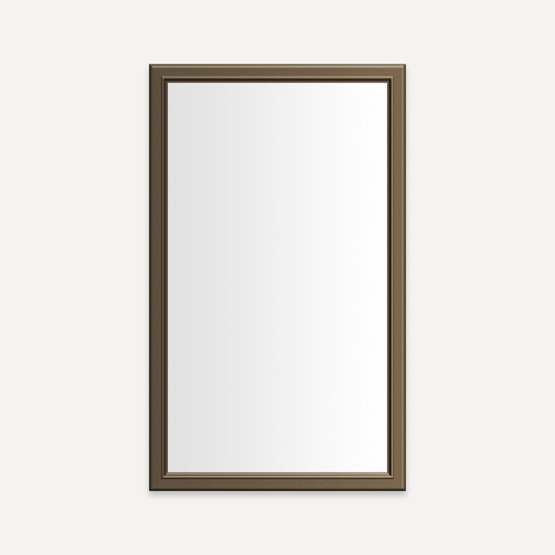 Main Line Cabinet, 39.38" H x 23.25" W x 4" D, Brushed Bronze