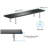 Laptop Stand For Desk,Computer Monitor Laptop Stand Riser For Printer, Notebook And All Flat Screen TV Display,3 Height Adjustable