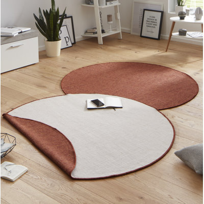 Miami Flatweave Orange Rug