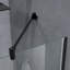 Porte de baignoire à charnière sans cadre avec processus de trempage thermique et traitement de protection Julien 48 po x H 58 po-1937230692