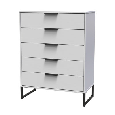 Turah 77cm W 5 - Drawer Chest of Drawers