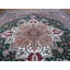 Tapis unique en laine noué à la main vert / rouge 8 pi 9 po x 12 pi 3 po Mahmood