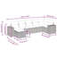 7 Piece Patio Sofa Set With Cushions Black Poly Rattan