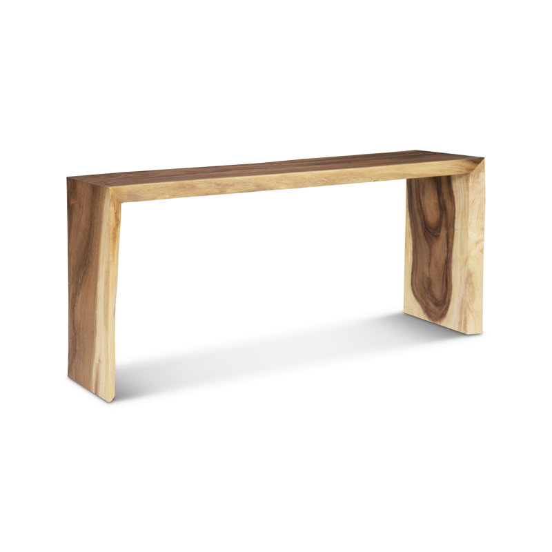 Waterfall 66" Solid Wood Console Table