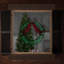 Décoration de Noël guirlande lumineuse 20 "verte et rouge