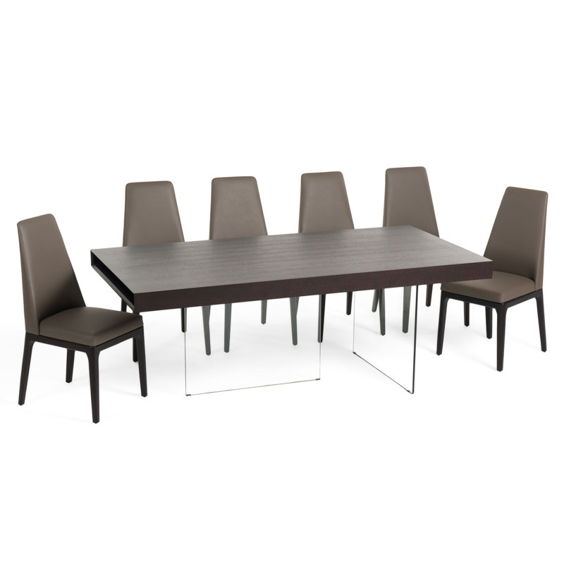 Bonte 79'' Dining Table, Timber Chocolate