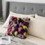 Coussin décoratif à imprimé animalier en fausse fourrure perroquet exotique-1767946993
