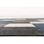 Tapis bleu touffeté à motif géométrique Allyne-1288546280