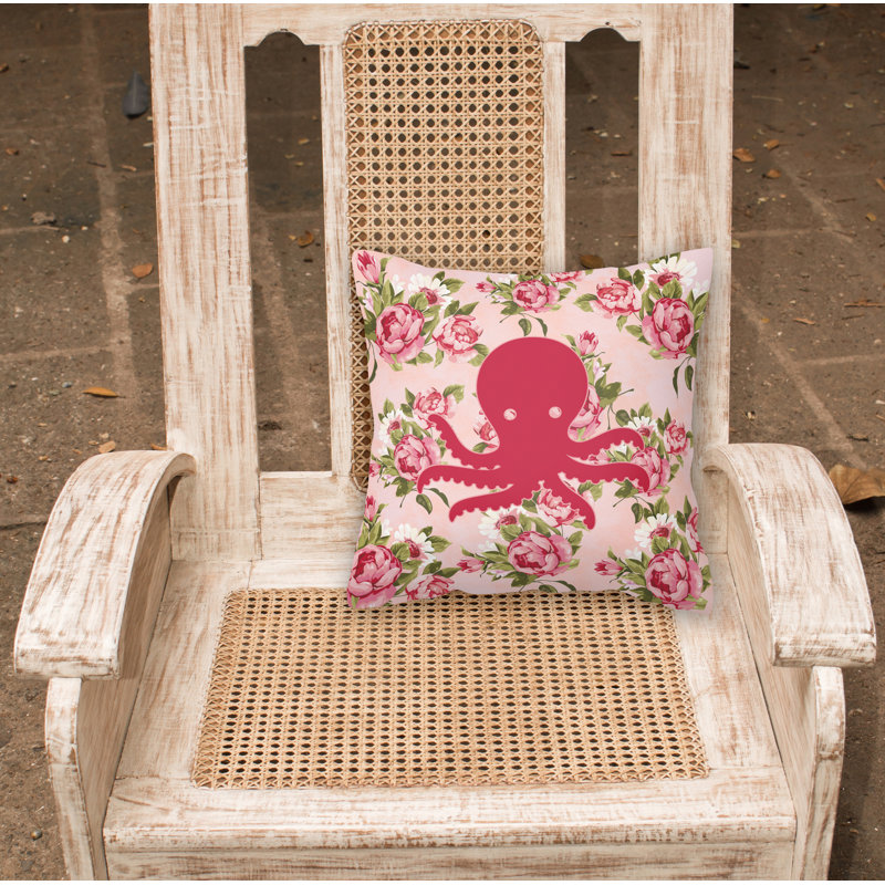  Coussin décoratif Octopus Shabby Elegance, Rose