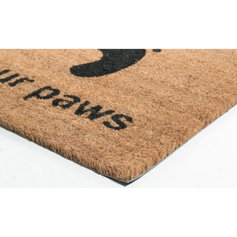 Tapis d'entrée antidérapant Wallach, Rectangle 1 pi 6 po x 2 pi 6 po