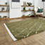 Pechler area rug Machine Woven Green-998175322
