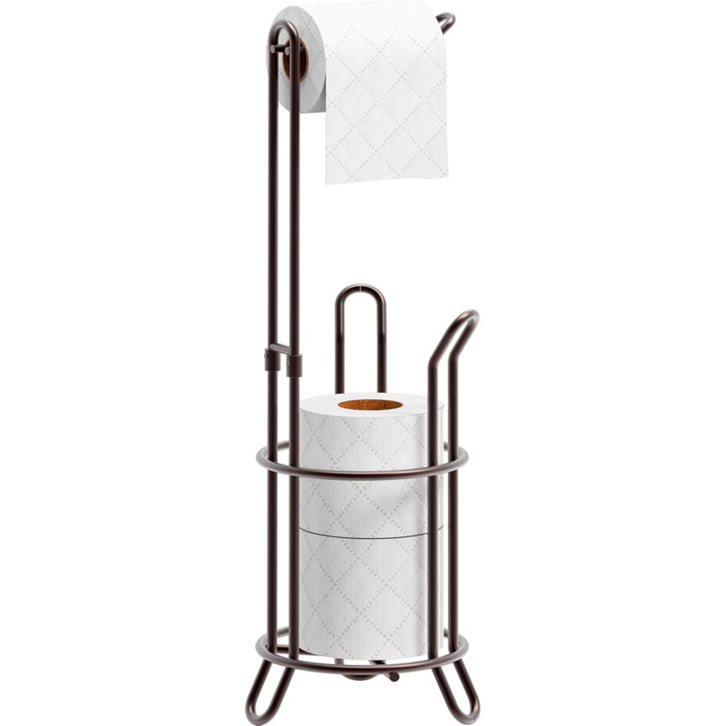 Porte-papier hygiénique pour salle de bain, Bronze